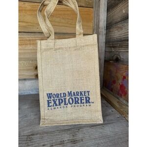 Four Bottles Burlap Bag Jute Wine Gift Bag Bag World Market Explorer‎